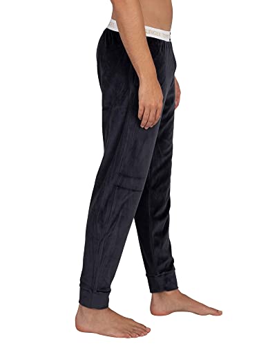 Tommy Hilfiger de los Hombres Pantalón de chándal de Terciopelo Lounge, Azul, S