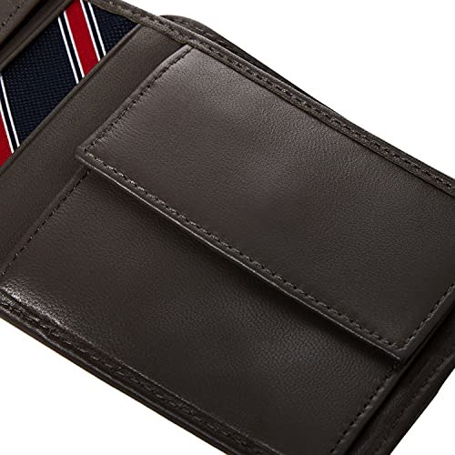 Tommy Hilfiger Eton CC Flap and Coin Pocket, Cartera Hombre^Mujer, Brown, OS