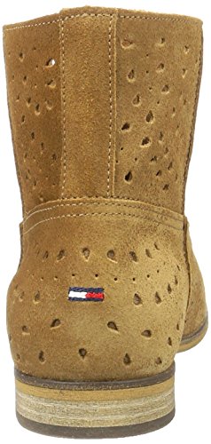 Tommy Hilfiger G1385enny 12b, Botas Efecto Arrugado Mujer, Marrón (Summer Cognac 929), 41 EU