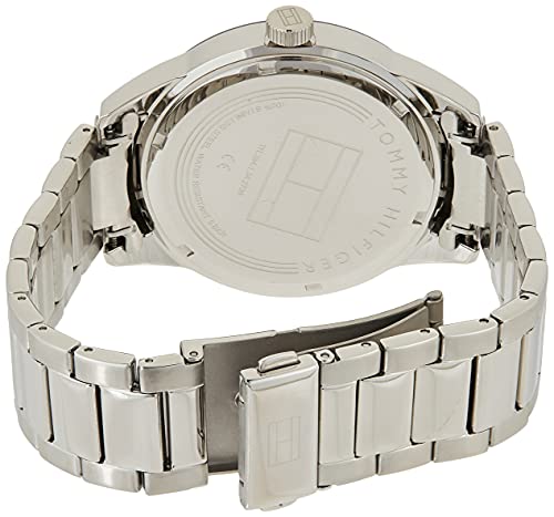 Tommy Hilfiger Reloj analógico para Hombre. de Cuarzo con Correa en Acero Inoxidable 1791640