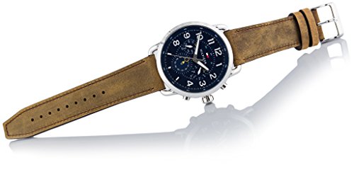 Tommy Hilfiger Reloj Multiesfera para Hombre de Cuarzo con Correa en Cuero 1791424