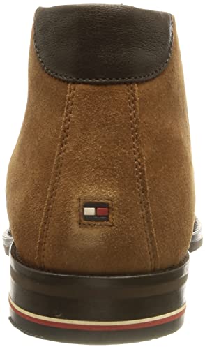 Tommy Hilfiger SIGNATURE HILFIGER - Botas de ante para hombre, color marrón