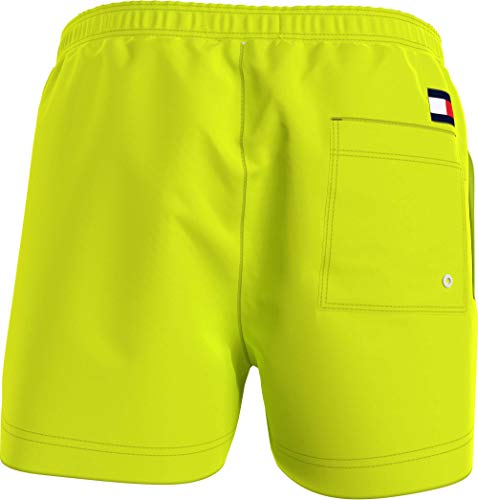 Tommy Hilfiger Slim Fit Mid Length Swim Shorts Bañador, Citrus Lime, L para Hombre