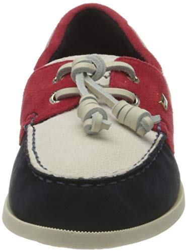 Tommy Hilfiger Tommy Essential Boat Shoe, Náuticos Mujer, RWB, 38