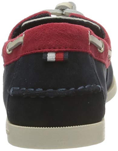 Tommy Hilfiger Tommy Essential Boat Shoe, Náuticos Mujer, RWB, 38