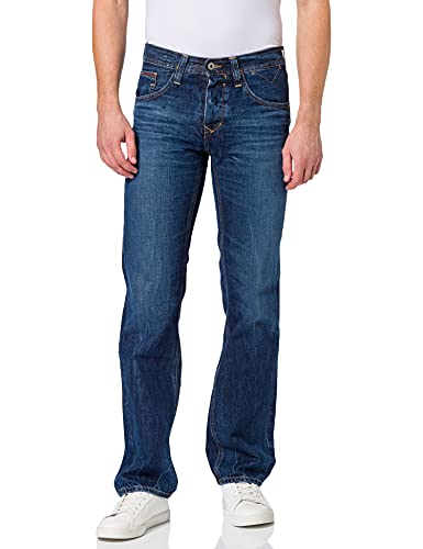 Tommy Jeans Hombre Wilson LAMR Jeans, Azul (907 La Mid Rigid), W29/L32