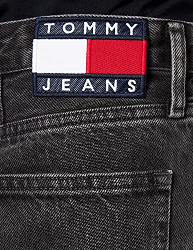 Tommy Jeans Mom Jean Uhr Tprd Be572 Wbkrg Jeans, Denim Black, 28W / 32L para Mujer