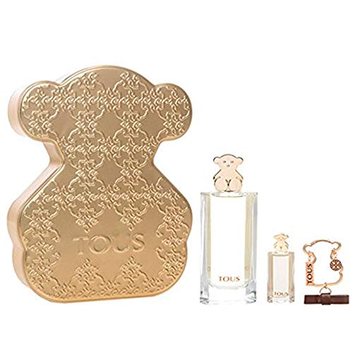 Tous, Set con Eau de Toilette 90 ml, Eau de Toilette 4.5 ml y Llavero Bear Tous