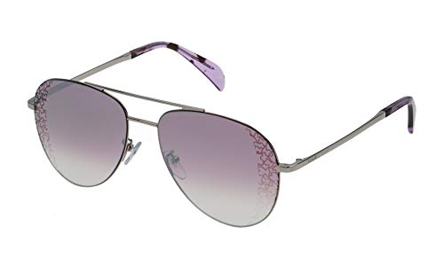 TOUS STO361-57579X Gafas, Gris, 57/16/140 para Mujer