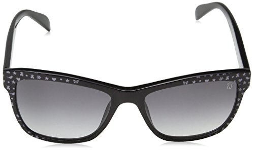 TOUS STO908-540BLA Gafas de Sol, Shiny Black/Pattern, 54 para Mujer