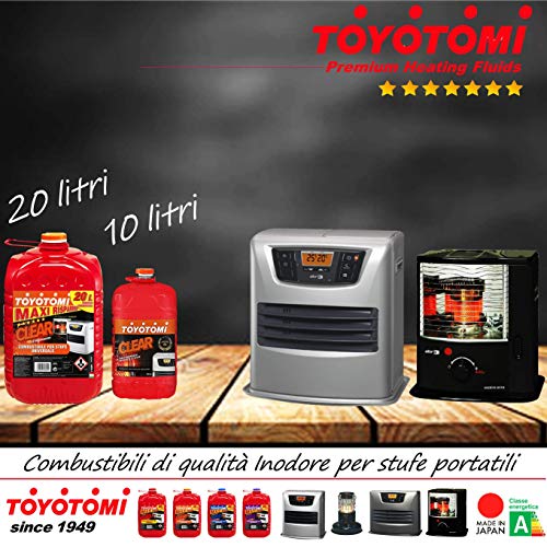 Toyotomi 1 Bidón Isoparafina Clear, Rojo, 10 litros