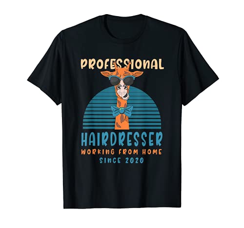 Trabajando desde casa Peluquería Peluquería Llama Barber Camiseta