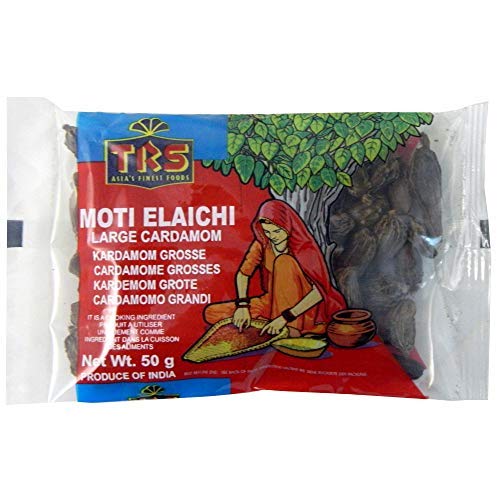 TRS Moti Elaichi 50 g cardamomo negro