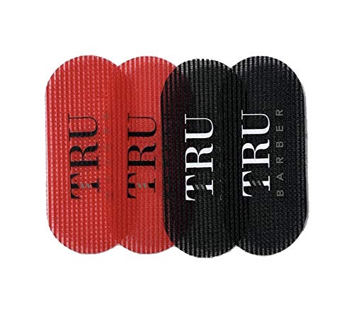 TRU BARBER - Hair Grippers Juego de pinzas de pelo para peluquería (2 colores, 4 unidades, para hombres y mujeres, para peluquería y peluquería, pinzas para peinar