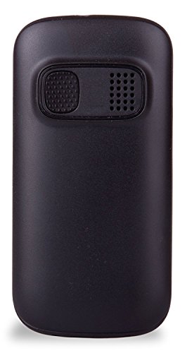 TTfone Mercury 2 TT200 O2 - Teléfono móvil libre con tarjeta prepago, botones grandes, básico, para personas mayores, con base de carga, color negro