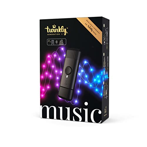 Twinkly - TMD01USB Reproductor de Música USB - Efectos de Luz Únicos Sincronizados con tus Canciones Favoritas - Música para las Luces Decorativas Twinkly