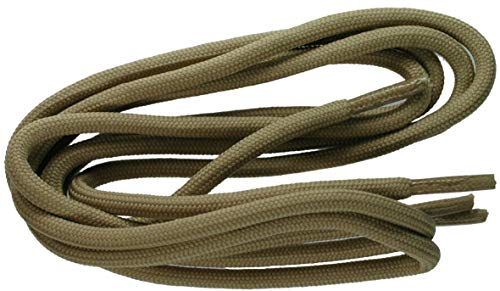 TZ Laces 5mm Cuerda Colorido Cordones de Zapatos las Botas 31 Colores 8 Largos Se Vende En 4 Par Packs - Avena/Beige, 180cm