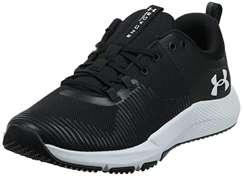 Under Armour UA Charged Engage Zapatillas para Hombre, Negro (Black / Black / White), 46 EU