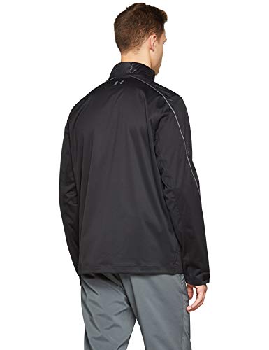 Under Armour UA Storm Rain Jacket Chaqueta de Golf, Hombre, Negro (Black/Rhino Gray 001), XL