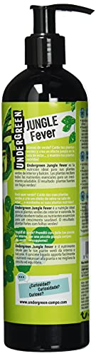 UNDERGREEN Jungle Fever Nutrientes para Plantas Verdes de Interior o terraza, Fertilizante líquido Bio, 400 ml, 2830402011