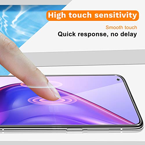 Unique Me [2+2 Pack] Compatible con Xiaomi Mi 10T 5G / Mi 10T Pro 5G Protector de Pantalla y Protector de Lente de cámara, Vidrio Templado [9H Dureza] HD Film Cristal Templado