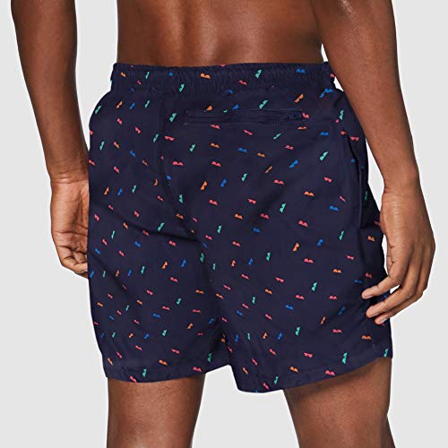 Urban Classics Pattern Swim Shorts Bañador para hombre, Gafas de sol Aop, S