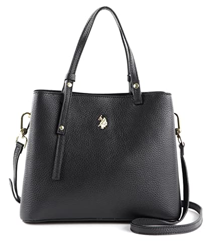 U.S. POLO ASSN. Arlington Double Handle Bag Black