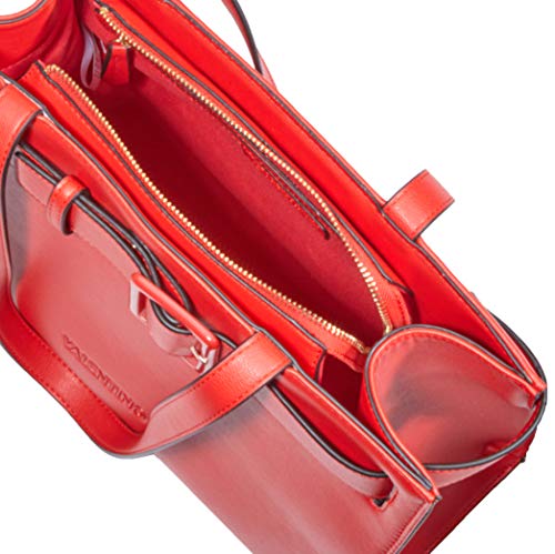 Valentino by Mario - Angelo, Bolso de mano Mujer, Rojo (Rosso), 14x25x30 cm (B x H T)