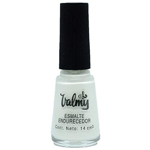 Valmy Esmalte Endurecedor Normal para Uñas, Blanco (Tiza) 50 - 14 ml