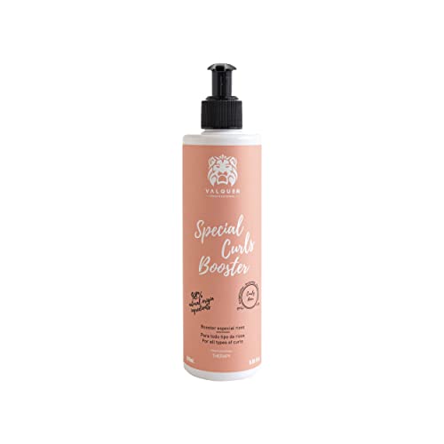 Valquer Profesional Booster Especial Rizos, Método Curly Girl, para Cabellos Rizados, Sin Sulfatos, Sin Sal, Vegano Cabello Rizado, Rizos Perfectos, Hasta 96% Origen Natural