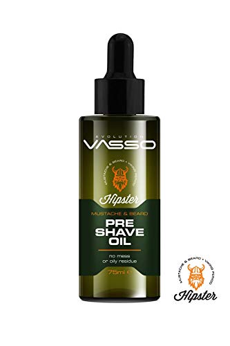 Vasso Hipster - Aceite para barba y bigote (75 ml)