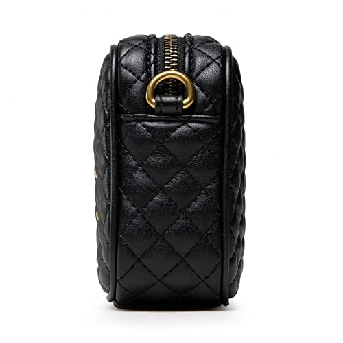 Versace Jeans Bolso Crossbody mujer Quilted Nappa PU 71VA4BQ3 negro 19X5X12