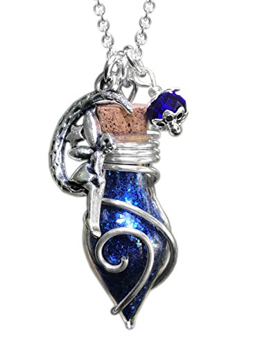 Vial de la luna duende - amuleto de la suerte - Talisman - amuleto - frasco de vidrio con hadas polvo by Catalina Fairy Tale