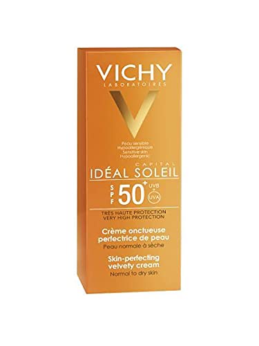 Vichy Idéal Soleil - Crema aterciopelada perfeccionadora con FPS 50+