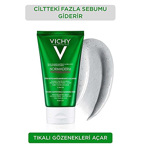 Vichy Normaderm - Phytosolution Crema Detergente Opacizzante All'Argilla, 125ml