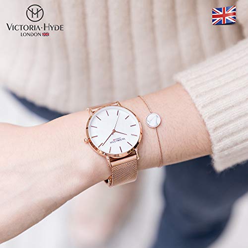 VICTORIA HYDE Mujer Pulseras Reloj Set Cuarzo analógico Reloj