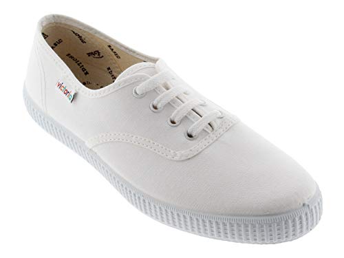 victoria Plano VICTORIA Tenis 1915 Inglesa Lona 106613-WOMEN para Mujer Blanco 38