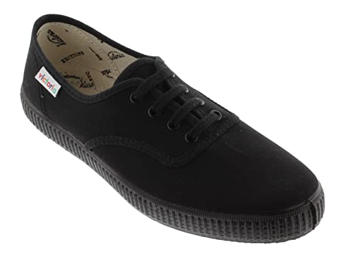 victoria Plano VICTORIA Tenis 1915 Inglesa Lona Total Black 106610-MEN para Hombre Negro 45