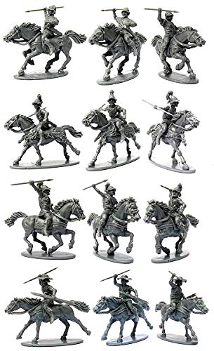 Victrix VXA032 - Caballería Ligera Griega - Conjunto De 12 Figuras - Miniaturas De Plástico De 28 mm - Guerrero De La Antigüedad