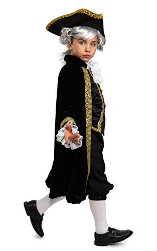 Viste a América del histórico Alexander Hamilton traje para los niños - Tamaño Pequeño (4-6 años)