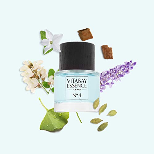 Vitabay Essence No. 4 para hombres - extravagante agua de perfume con 10% de aceite de perfume - 50 ml
