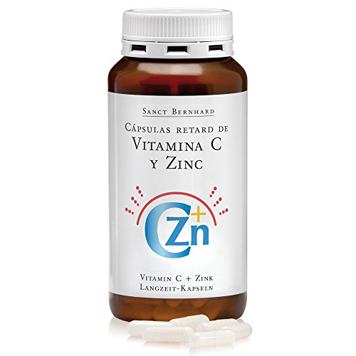 Vitamina C y Zinc de lenta absorción (Efecto Retard) - 180 Cápsulas