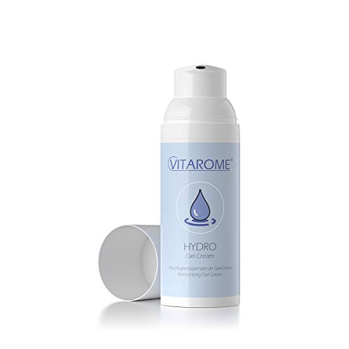 Vitarome - Crema hidratante en gel HYDRO con fórmula ligera y no grasa, sin parabenos, 50 ml