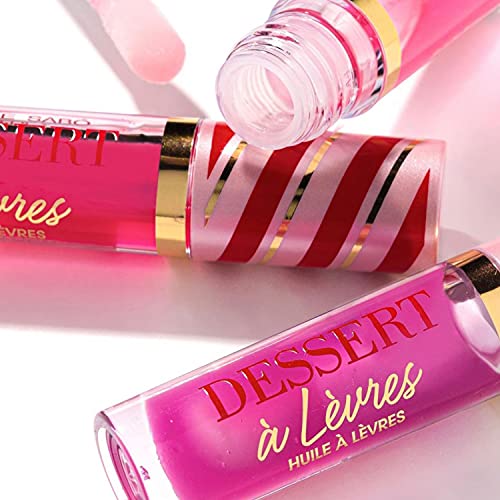 VIVIENNE SABÓ | Aceite Labial Dessert a Levres 01 | Tratamiento para Labios Efecto Gloss | Nutre Restaura y Suaviza la Piel de tus Labios | Fórmula con Vitamina E | Cruelty Free | Hecho en Rusia