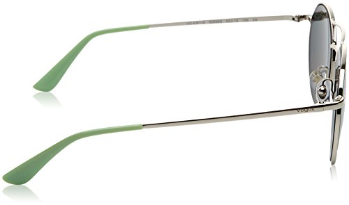 Vogue 0Vo4061S Gafas de Sol, Silver/Green, 52 para Mujer