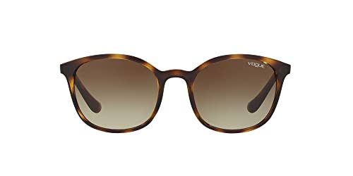 Vogue 0Vo5051S Gafas de Sol, Dark Havana, 52 para Mujer