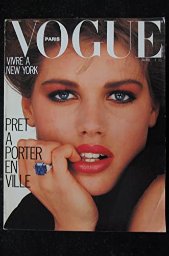 VOGUE 635 1983 04 - RARE - Beth Rupert - Valérie Kapriski - New York - Le Luron - Guerlain - Dior - Lanvin - 266 pages