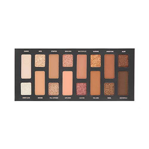 W7 | Paleta de Maquillaje de Pigmentos Prensados Nudification | Tonos: Crema Mate, Brillo, Purpurina y Toppers | Colores: Naturales, Nudes, Rosas y Marrones | Maquillaje Libre de Crueldad, Vegano