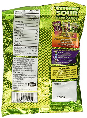 Warheads Exteme Sour Hard Candy 2OZ (56g)