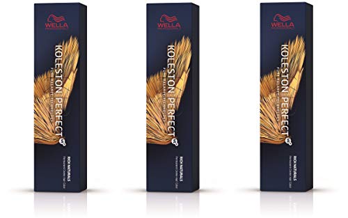 Wella Koleston Perfect Me+ KP Rich Naturals 9/1 - Pack de 3 unidades, color rubio claro ceniza